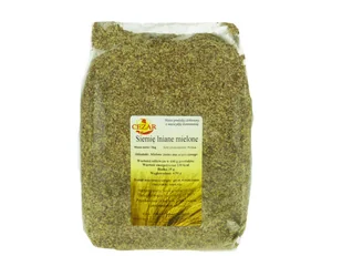 Siemię lniane mielone 1KG ziarno lnu brązowe - Ziarna i nasiona roślin strączkowych - miniaturka - grafika 1