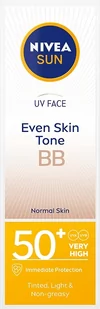 Nivea SUN Krem BB do twarzy z wysoką ochroną SPF 50+ 50 ml NIV-00306 - Kremy BB - miniaturka - grafika 1