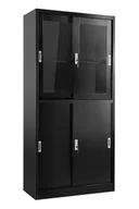 Regały biurowe - Szafka, regał biurowy XD-015-B - Czarny - miniaturka - grafika 1