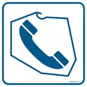 Systemy ekspozycyjne i znaki informacyjne - RA036 POŁĄCZENIE KRAJOWE, PN - PŁYTA PCV 1MM; (100X100MM) - miniaturka - grafika 1