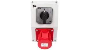 Elektro-Plast NASIELSK Zestaw instalacyjny z gniazdem 16A 4P RS-Z (0-1) czerwony 6277-00 6277-00 - Inne akcesoria elektryczne - miniaturka - grafika 2