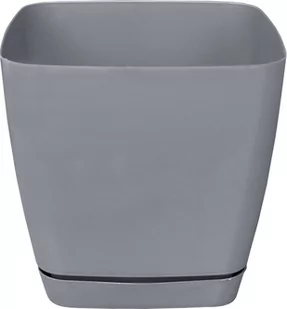 Doniczka z podstawką TOSCANA śr. 17cm - BETONOWA - Donice - miniaturka - grafika 1