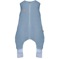 Śpiworki dla dzieci - Śpiworek do spania z nogawkami muślinowy 1,5 TOG Malaga 1-2l baby blue - miniaturka - grafika 1