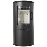 Piece wolnostojące - Piec Wolnostojący Stalowy KRATKI Koza AB ECO 8kW Rekuperacja Dolot ZESTAW - miniaturka - grafika 1