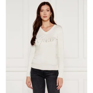 GUESS Sweter MEGAN | Slim Fit - Swetry damskie - miniaturka - grafika 1