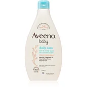 Kosmetyki kąpielowe dla dzieci - Aveeno Baby Hair&Body Wash szampon dla dzieci włosów i ciała 400 ml - miniaturka - grafika 1