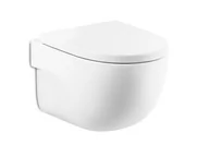 Miski WC - Roca Meridian Compacto miska WC wisząca Rimless biała A346244000 A346244000 - miniaturka - grafika 1