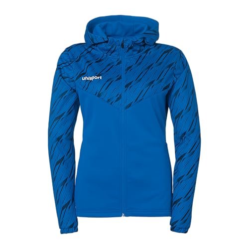 uhlsport Piłka nożna Progressive 28 Multi Hood kurtka – damska kurtka treningowa, sportowa bluza z kapturem i stójką