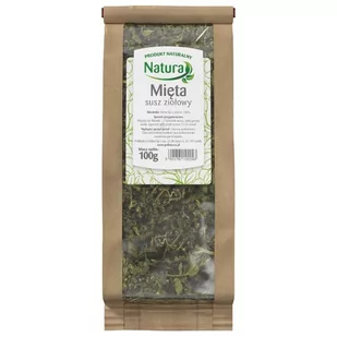 Polbioeco Mięta, susz ziołowy NATURA, 100 g - Zdrowa żywność - miniaturka - grafika 1