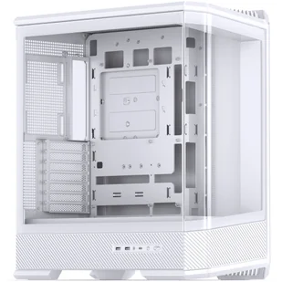Jonsbo D400 PC-Gehuse, Midi Tower, ATX, Tempered Glass - wei - Obudowy komputerowe - miniaturka - grafika 1