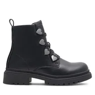 Buty dla dziewczynek - Botki Nelli Blu CS5129-21 Czarny - miniaturka - grafika 1
