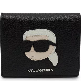Karl Lagerfeld Skórzany portfel k/ikonik 2.0 bifld wlt - Portfele - miniaturka - grafika 1
