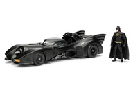 Samochody i pojazdy dla dzieci - Jada Toys, model samochodu Batman Diecast 1/24 1989 Batmobile (Wraz z figurką Batman) - miniaturka - grafika 1
