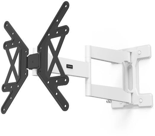 HAMA UCHWYT DO TV, VESA 400X400, FULLMOTION, 2 DŁUGIE RAMIONA 72 CM, BIAŁY 65“, MAX 50 KG