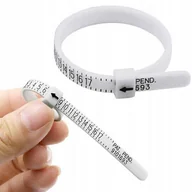 Zestawy biżuterii dla kobiet - Miara Jubilerska Do Pierścionka Multisizer Miarka - miniaturka - grafika 1