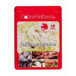 Jelita Naturalne Wieprzowe Solone 10M, Dobra Kiełbasa - Pasztet i przetwory mięsne - miniaturka - grafika 1