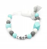 Akcesoria do smoczków - Silikonowa zawieszka do smoczka IGOR upominek - miniaturka - grafika 1