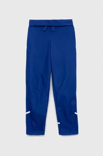 Spodnie i spodenki dla chłopców - adidas spodnie dresowe dziecięce B D4GMDY kolor niebieski gładkie - grafika 1