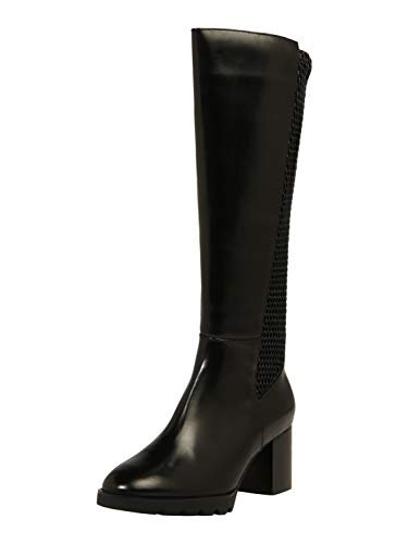 HÖGL Damskie wysokie kozaki vintage, Czarny czarny 0100, 41 EU