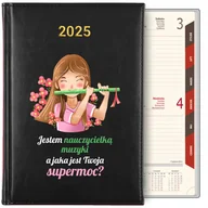 Notesy i bloczki - KALENDARZ TERMINARZ KSIĄŻKOWY A5 2025 PREZENT DLA NAUCZYCIELKI PLASTYKI WZ - miniaturka - grafika 1