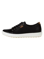 Trampki damskie - Ecco Sneakersy "SOFT 7" w kolorze czarnym - miniaturka - grafika 1