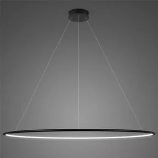 Lampa wisząca Ledowe Okręgi No.1 Φ200 cm in 4k czarna Altavola Design - Lampy sufitowe - miniaturka - grafika 1