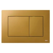 Akcesoria hydrauliczne - Przycisk spłukujący do stelaża Now mosiężny metaliczny Tece - miniaturka - grafika 1