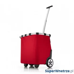 Wózek Reisenthel Carrycruiser red kod: ROE3004 + Sprawdź na SuperWnetrze.pl - Torby i wózki na zakupy - miniaturka - grafika 1