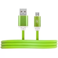 Kable USB - HQCable USB-MICRO USB 1M zielony - miniaturka - grafika 1