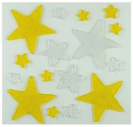 Zabawki i gry sportowe - Naklejki Żelowe Gwiazdki Na Szybe Lutro Do Dekoracji Decoupage Dla Dzieci - miniaturka - grafika 1