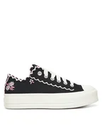 Trampki damskie - Converse Trampki Chuck Taylor All Star Lift A13529C Czarny - miniaturka - grafika 1