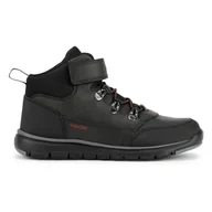 Sneakersy damskie - Dziecięce Sneakersy GEOX XUNDAY BOY J263NA-0MEFU-C9999J – Czarny - miniaturka - grafika 1