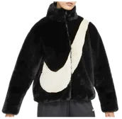 Kurtki damskie - Damska Kurtka Nike Essentials Sztuczne Futro Oversized Fit DO3791-010 L - miniaturka - grafika 1