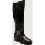 Kozaki damskie - Kurt Geiger Skórzane kozaki na słupku CHELSEA - miniaturka - grafika 1