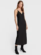 Sukienki - Calvin Klein Sukienka koktajlowa K20K205542 Czarny Slim Fit - miniaturka - grafika 1