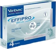 Artykuły przeciw pasożytom - Triton EFFIPRO Spot-On kot pipeta 4 x 0,5ml - miniaturka - grafika 1