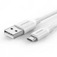 Kable USB - UGREEN Kabel micro USB QC 3.0 2.4A 1m (biały) - miniaturka - grafika 1