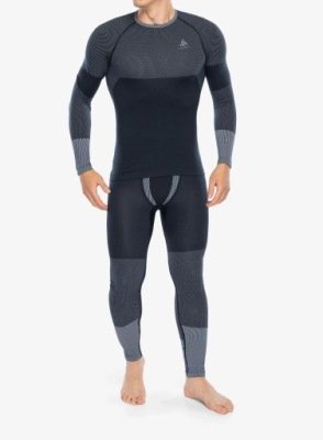 Odlo Fundamentals Performance Warm Set Long bielizna termoaktywna - dark sapphire, rozmiar M