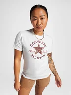 Koszulki i topy damskie - Converse Koszulka w kolorze białym - miniaturka - grafika 1