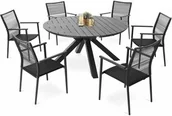 Meble ogrodowe - Zestaw mebli ogrodowych Ottana 6+1 - miniaturka - grafika 1