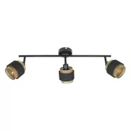 Lampy sufitowe - Renez lampa sufitowa (spot) 3-punktowa czarna/złota SPL-95820-3 - miniaturka - grafika 1