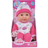 Lalki dla dziewczynek - Lumarko Lalka Laura Słodki Bobas Interaktywna Z Dźwiękiem! - miniaturka - grafika 1