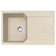 Zlewozmywaki - Franke Urban UBG 611-78 GSC Zlewozmywak granitowy jednokomorowy 78x50 cm beżowy 114.0687.269 - miniaturka - grafika 1