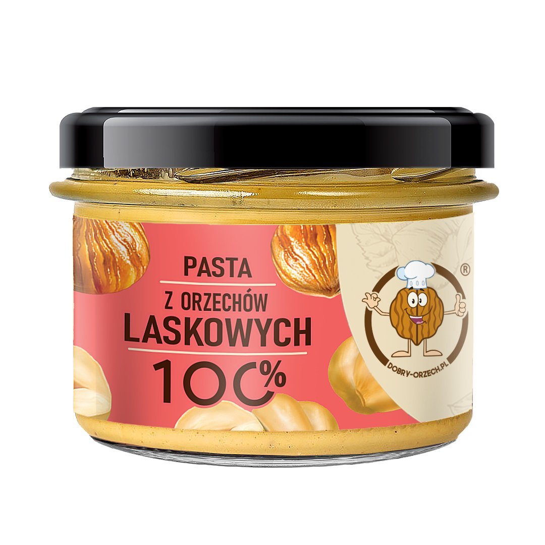Pasta z orzechów laskowych 100 % 180g