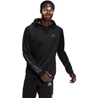Bluzy męskie - adidas Męska bluza z kapturem Run Icon HD, czarna, S, czarny, S - miniaturka - grafika 1