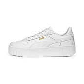 Trampki damskie - PUMA Damskie trampki uliczne Carina, Puma White Puma - białe złoto, 37 EU - miniaturka - grafika 1