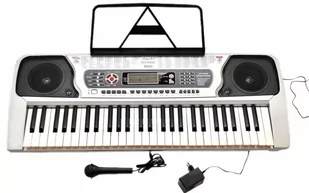 Import LEANToys Organy Keyboard + Mikrofon Zasilacz MQ-810 MP3 - Instrumenty muzyczne dla dzieci - miniaturka - grafika 1