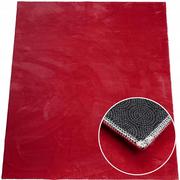 Dywany - Pluszowy dywan Rabbit, Czerwony, 200x290 cm - miniaturka - grafika 1