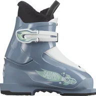 Buty narciarskie - Salomon T1, buty narciarskie, dziecięce, jasnoniebieskie - miniaturka - grafika 1
