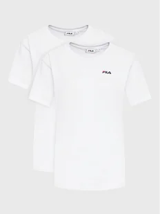 Fila Komplet 2 t-shirtów Bari FAW0139 Biały Regular Fit - Koszulki i topy damskie - miniaturka - grafika 1
